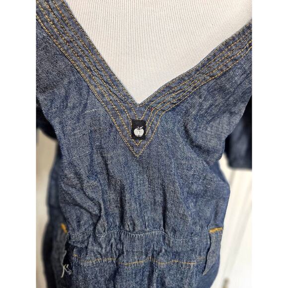 Apple Bottom Jeans Jumper Tunic with Drawstring Women's Large - Picture 5 of 16